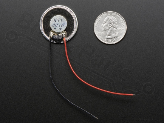 Speaker 8 Ohm 0,5 Watt Mini Metal - Adafruit 1890